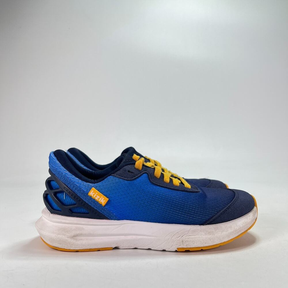 Kizik Athens 2 Blue Yellow Black Casual Sneakers Athletic Shoes Youth Size 1Y